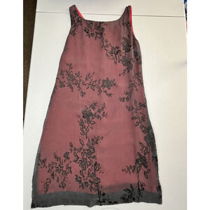 Express Y2K Fairy Grunge Dress 7/8 Dark Coquette Whimsigoth Romantic Silk Mesh